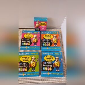 Reading Eggs Level 1 Pack 4-6years with Alphabet Flashcards